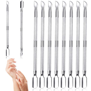 Los Mejores Proveedores, Novedad, Innovamed, Empujador de Cutículas Reutilizable de Doble Cabeza de Acero Inoxidable para Salones de Uñas, Colores Personalizables - Product Image 1