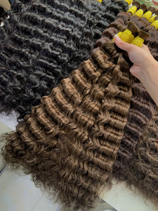 Extensions de cheveux vierges vietnamiens Super Double Drawn en vrac pour tissage, modèle Nasa Hair Andy, 1kg # 1- # 613 22-40 pouces Perm/Toutes les couleurs - Product Image 3
