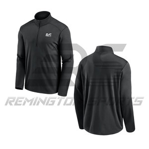 Veste polaire chaude de qualité supérieure disponible en prix de gros avec demi-fermeture éclair, Design Unique, coupe-vent pour hommes - Product Image 3