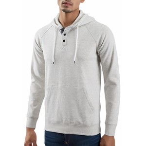 Sudaderas con Capucha Bordadas a Medida de Primera Calidad, Cierre de Botones, Estilo Básico de Invierno, 100% Algodón - Product Image 1