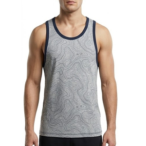 <b>Men</b>’s Fitness Tank Top <b>Stringer</b> Gym <b>Vest</b> Custom Logo Bodybuilding Sleeveless Shirt <b>Men</b> Tank Top - Product Image 1