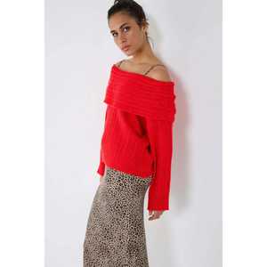 Suéter Casual de Ganchillo con Cuello de Lazo - Product Image 2