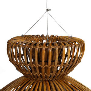 Nuevo diseño colgante de ratán natural lámparas de decoración del hogar linternas de lujo decorativas al por mayor de Vietnam - Product Image 1