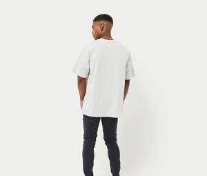 T-shirt unisexe à épaules tombantes, coupe ample, streetwear, tee-shirt uni, 100% coton, tendance, confortable, décontracté, haut tendance 2025 - Product Image 5