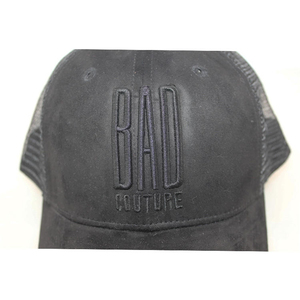 Vente en gros de chapeaux de camionneur avec logo Design You Chapeaux de camionneur 6 panneaux Casquettes en maille Broderie personnalisée Chapeaux Tucker noirs de haute qualité - Product Image 2