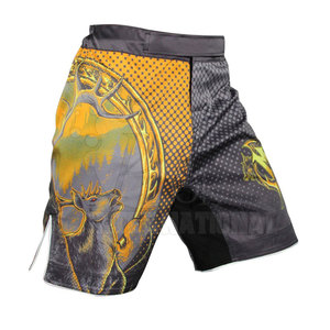 กางเกง MMA สำหรับใส่สบายพิมพ์ลาย,กางเกงขาสั้น Mma พิมพ์ลายโลโก้ได้ตามต้องการ - Product Image 1