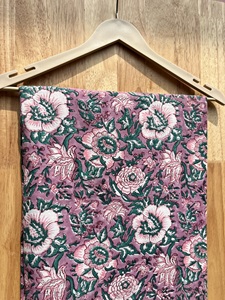 ผ้าคอตตอนพิมพ์ด้วยมือวัสดุในชุดเดรสอินเดียผ้าคอตตอน100% - Product Image 2