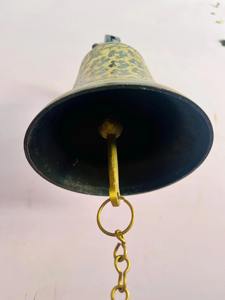 Campana Náutica Antigua de Latón Macizo, Campana de Barco Resistente, Decoración Náutica Vintage para Colgar en la Pared, Artesanía Metálica para Decoración del Hogar, Técnica de Fundición de Latón - Product Image 3