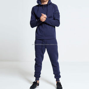 Fabricante de Conjuntos Deportivos de Sudadera con Capucha y Pantalones Deportivos con Logotipo Personalizado, Traje Deportivo para Hombre, 100% Algodón - Product Image 2