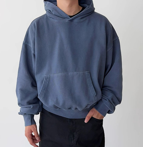 Sudadera con Capucha de Invierno para Hombre, Estilo Urbano, 100% Algodón, Diseñada para una Comodidad Relajada, Silueta Moderna, Uso Diario, Moda Casual - Product Image 6