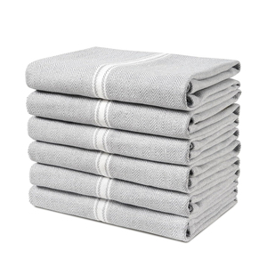 Fournisseur d'usine 100% serviettes de cuisine en coton torchons à vaisselle 100% coton lin torchon de cuisine tissu de cuisine fournisseur Pakistan - Product Image 4
