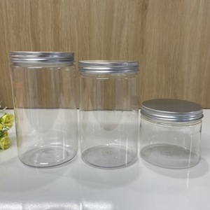 ขวดโหลพลาสติกใส่อาหารสำหรับสัตว์เลี้ยงขนาด1000มล. ฝาอลูมิเนียมแบบฉีกเป็นชิ้นขวดโหลใส่ขนมขบเคี้ยวสำหรับใส่อาหารเสริมและอาหาร - Product Image 5