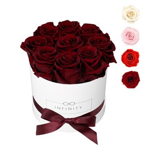 Ramos de flores florales de regalo personalizado, cajas redondas de embalaje de cartón de lujo para rosas - Product Image 4