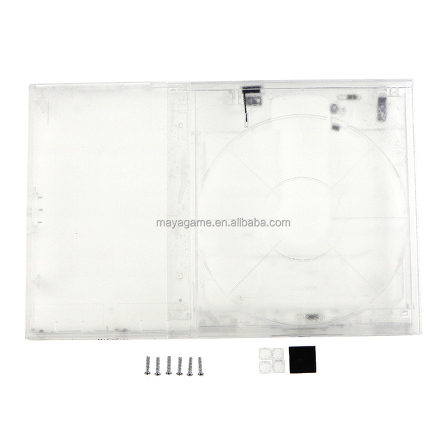 Transparent Full Housing Shell Case for PS2 Console 7W 9W 7000X 70000 with Screws Game Accessories for PS2 7W