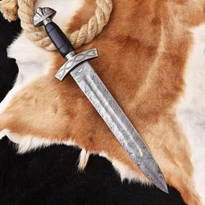 Épées en acier Damas avec manche personnalisé, faible MOQ, disponibles au prix le plus bas - Product Image 1