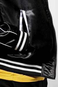 Blouson Bomber en Satin pour Homme Qualité Premium 2023, Col Montant, Coupe-Vent, Écologique, Séchage Rapide, Épais, Sur Mesure, Idéal Été - Product Image 4