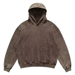 Sweat-shirts pour hommes de haute qualité, épais et lourds, 450 g/m², couleur dégradée, printemps, personnalisés, en molleton français 100% coton, lavés à l'acide - Product Image 1