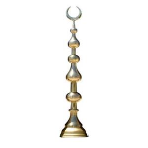 Minarets en laiton faits à la main de haute qualité artisanat arabe de Style religieux avec belle décoration en métal fini polonais - Product Image 5