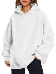 Femmes surdimensionné sweats à capuche polaire sweats à capuche confortable pull décontracté automne hiver tenues à manches longues hauts - Product Image 2