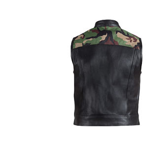 Dernier modèle de veste en cuir pour homme en peau de mouton véritable à 100%, respirante, avec deux poches sur le devant et une longueur courte - Product Image 4