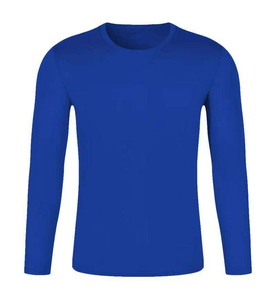 T-shirt à manches longues personnalisé avec logo, séchage rapide, uni, en polyester, pour la sécurité, la pêche en plein air, pour hommes - Product Image 6