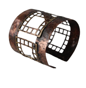 Indian Magnetic Cooper Hammered Bracelet <b>for</b> <b>Men</b> Natural Relief <b>for</b> Joint Handmade Bracelet Made of Copper Summer Jewelry - Product Image 6