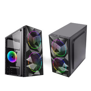 Mini atx pc case Rgb pc case panneau latéral acrylique fixé avec quatre trous vis boîtier d'<span class=keywords><strong>ordinateur</strong></span> bureau - Product Image 2