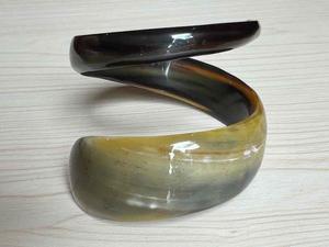 Brazaletes de Cuerno de Búfalo Natural, Joyería Artesanal de Cuerno de Búfalo - Product Image 2