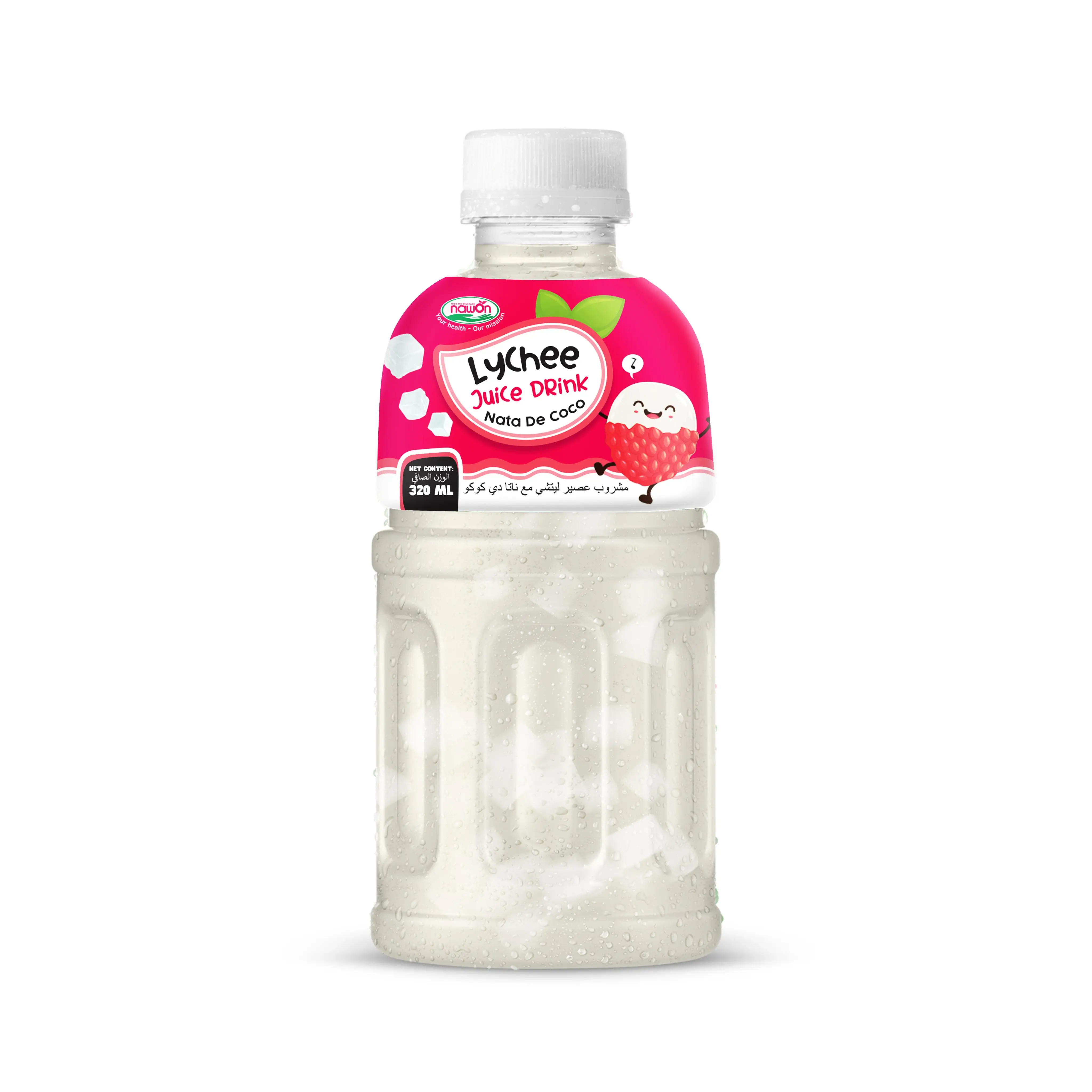 Đồ Uống LYCHEE Ngon Và Giàu Vitamin-320Ml Nước Ép Với NATA DE COCO Dừa Thạch NAWON