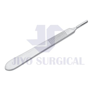 Mango de bisturí quirúrgico de acero inoxidable de alta calidad, soporte de cuchilla para instrumento Dental No 3, graduación con escala para dentista - Product Image 6