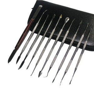 CE ISO Approved Dental Lab <b>Wax</b> Carving Knife Set Manual Power Source Containing 6 Surgical <b>Wax</b> Instruments for Dental Sculpture - Product Image 4