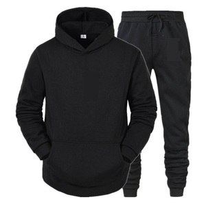 Haute qualité hiver hommes grande taille personnalisé deux pièces survêtement Jogging ensemble respirant entraînement Fitness porter - Product Image 2