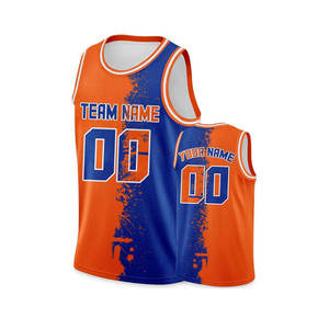 Vêtements de basket-ball réversibles de haute qualité en gros maillot de sport équipe personnalisée Logo numéro uniformes de basket-ball - Product Image 3
