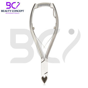 Pince à ongles en acier inoxydable chirurgical pour podologie, à coins arrondis de précision, ouverture large, lame courbée pour couper les ongles - Product Image 2