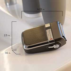 Rasoir Électrique Rotatif à Double/Triple Lame, Étanche IPX7, Lavable, Tondeuse à Grille pour Visage et Corps, Portable, Lames de Rechange - Product Image 4