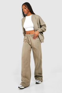 Wholesale Casual Sweatshirt Pants Set <b>Women</b> Spring Autumn Zippers O-neck Jacket Loose Lace-up Elastic Waist <b>Trousers</b> Suits - Product Image 3