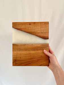 Vaisselle décorative rectangulaire en bois massif véritable naturel, plateau de service à fruits, plateau de service à café, plateau de service à café - Product Image 5