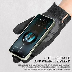 Wholesale High Quality Durable Polyester Microfiber Tear Resistant Outdoor <b>Touchscreen</b> Full Finger Tactical <b>Gloves</b> Pakistan - Product Image 2