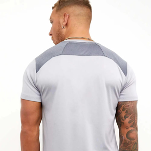 GYM ACTIVE Custom Men's Oversized Polyester Breathable <b>Knitted</b> Solid Pattern Casual Summer 2-Piece Lounge Wear T-Shirt <b>Set</b> - Product Image 5