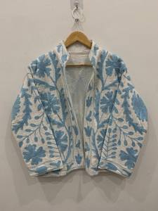 Bohemian Velvet Embroidered Suzani Jacket Cropped Jacket Winter Wear Jacket Gift For <b>Wife</b> Spring Coat Festival Statement Jacket - Product Image 3