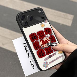 เคสโทรศัพท์แม่เหล็กแบบจีนสำหรับ iPhone 11 ถึง 17 Pro Max ดีไซน์ TPU นิ่ม เคสแบบ unisex - Product Image 4