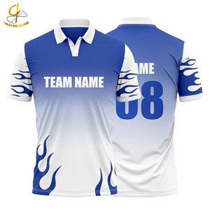 Cómodo equipo impreso desgaste Cricket Jersey para parches personalizados Cricket Jersey para hombres hecho de Sialkot - Product Image 4
