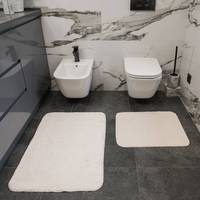 Tapis en fausse fourrure douce DarianA Moonbeam Ivory, antidérapant avec support TPR, fabriqué à la machine, tapis d'intérieur en peluche, certifié OEKO-TEX, respectueux de l'environnement