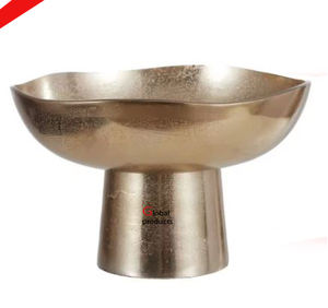 Cuenco para servir chocolate y postre de aluminio y metal con acabado dorado de nuevo aspecto para restaurante y bar de hotel - Product Image 5