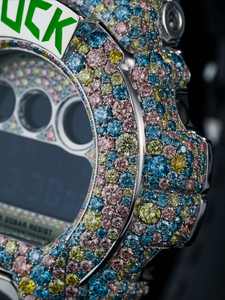 Bisel de Reloj Personalizado con Nombre, Estilo Hip Hop, Joyería Personalizada, Bisel de Reloj DW6900 de Plata 925 con Incrustaciones de Moissanita VVS - Product Image 3