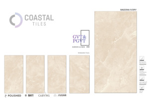 กระเบื้องปูพื้นและผนังภายในดีไซน์หินอ่อนหรูหราแข็ง 600x1200 กระเบื้องพอร์ซเลนระดับพรีเมียม - MADONA BROWN - Product Image 6