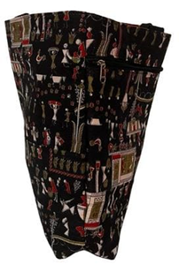 กระเป๋าช็อปปิ้งผ้าใบผ้าฝ้ายย้อมสีพิมพ์ลายทั้งหมดเป็นมิตรกับสิ่งแวดล้อมพร้อมกระเป๋าด้านในและที่จับไหล่แฟชั่น - Product Image 2