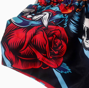 Short d'entraînement de sport extensible décontracté pour la boxe MMA Arts martiaux avec fermeture à la taille élastique - Product Image 3