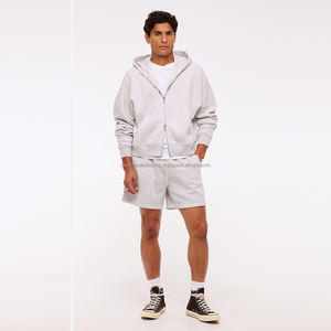 Hombres al por mayor de alta calidad de gran tamaño 100% algodón liso mujeres hombres sudaderas con capucha fabricantes - Product Image 5