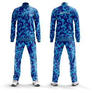 Ropa Deportiva de Alta Calidad, Chándal de Forro Polar Grueso para Hombre, Corte Regular, Personalizado con Logotipo Frontal, Talla Grande, Transpirable - Product Image 1